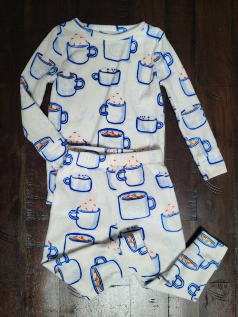 🍊 Cat & Jack Hot Cocoa Pajama Set